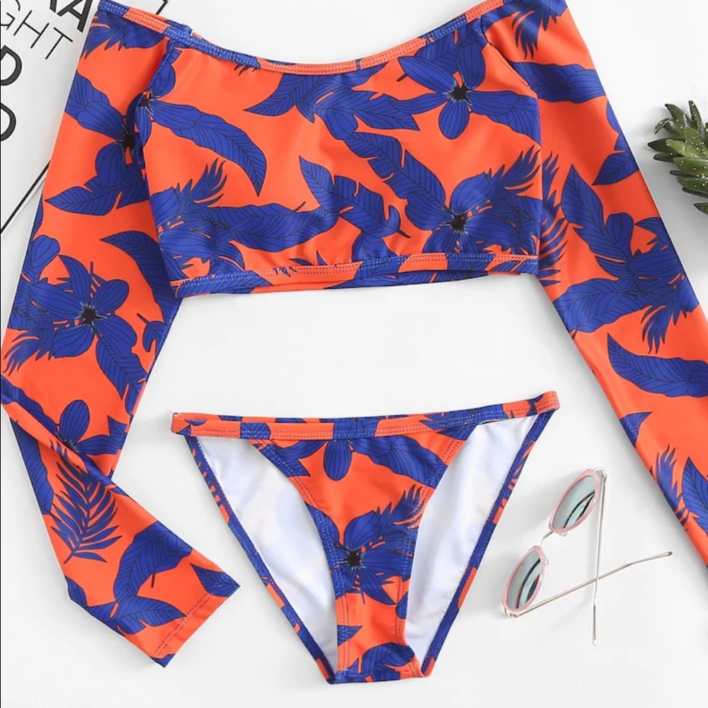 Two piece bathing suit
